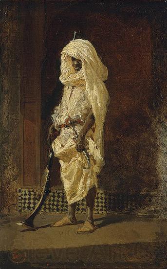 Maria Fortuny i Marsal Moroccan soldier Norge oil painting art